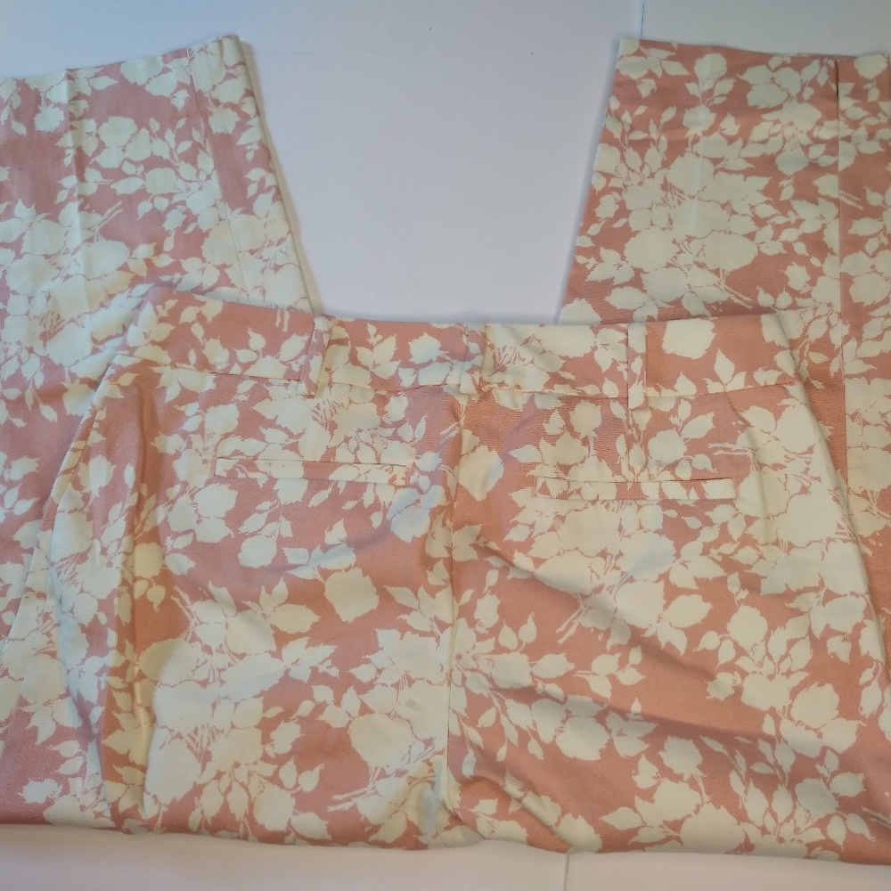 Talbots Cropped Floral Pants Size 4P